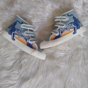 KENZO velcro high top sneakers